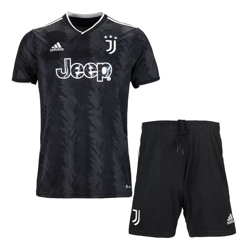 ست تی شرت آستین کوتاه و شلوارک ورزشی مردانه مدل یوونتوس کد away 2023